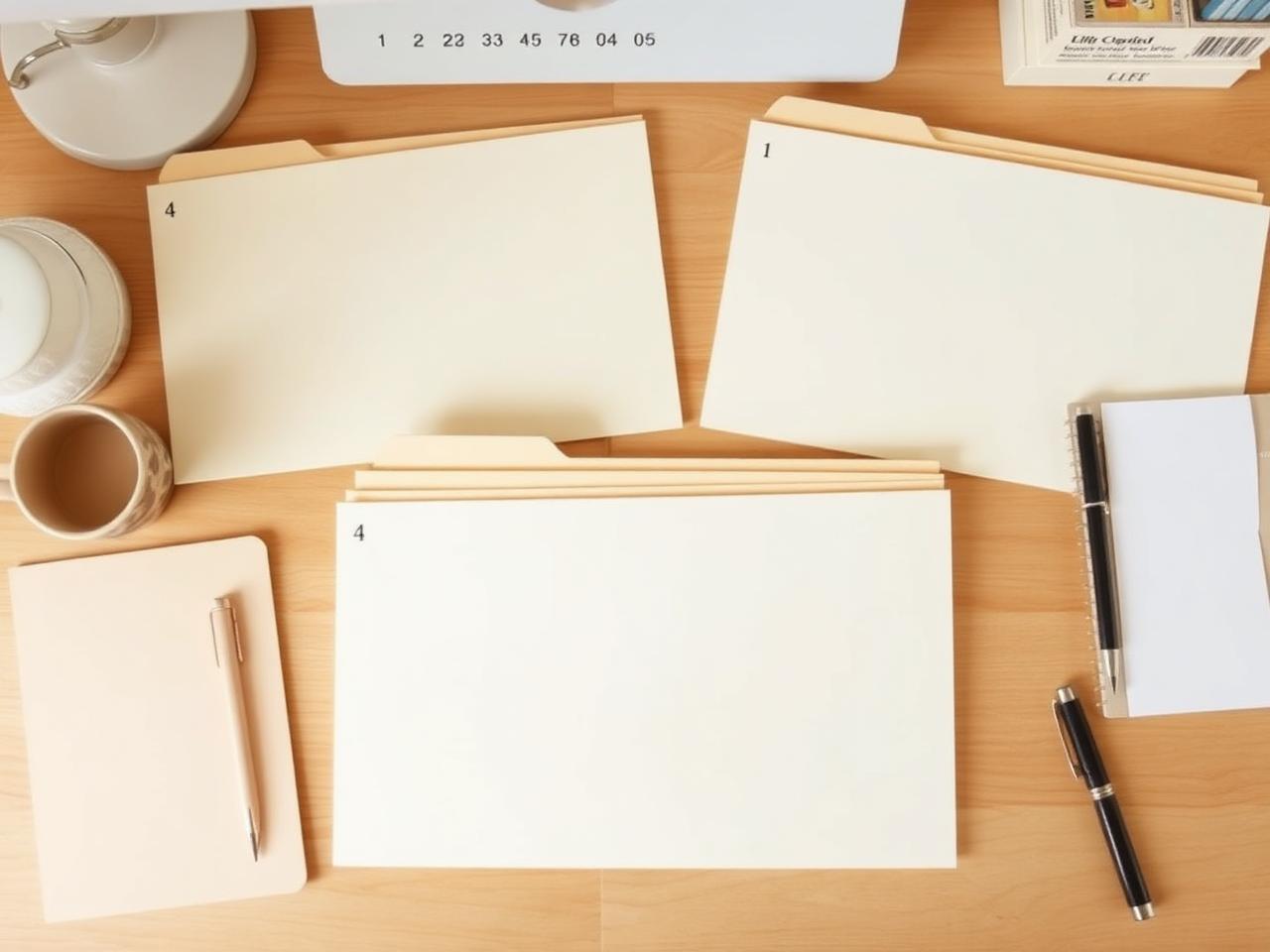 Organized folders representing the four bankruptcy chapters